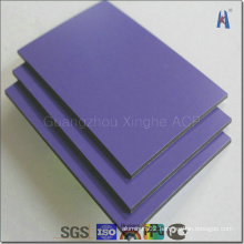 Violet Aluminum Composite Panel Decoration Facade Panel